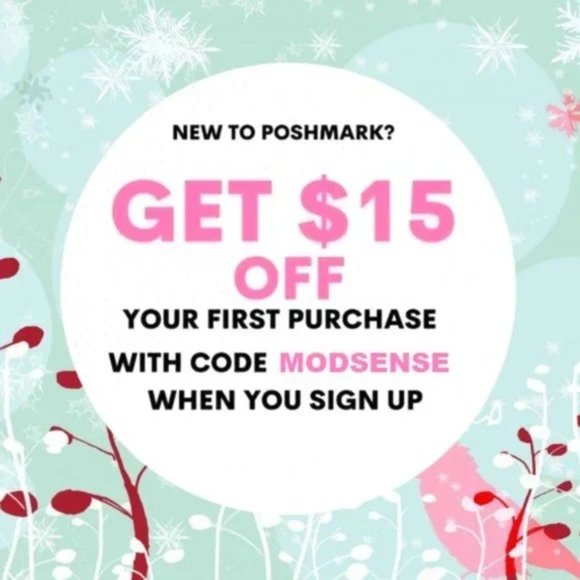 Poshmark $15 Off Promo Code: MODSENSE - Picture 1 of 1